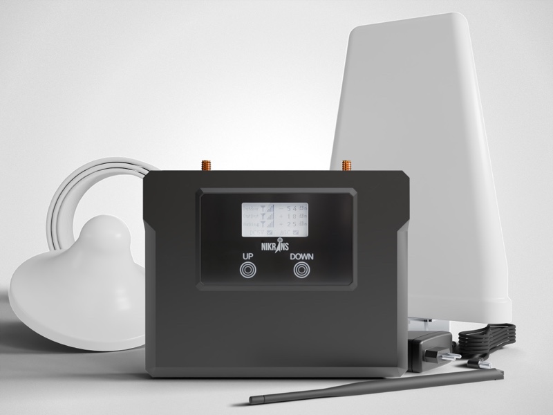phone signal booster Nikrans LCD250-4G-D