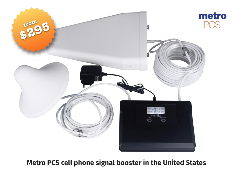 Metro PCS cell phone signal booster - Repeater 3g Signal Booster 4g 43