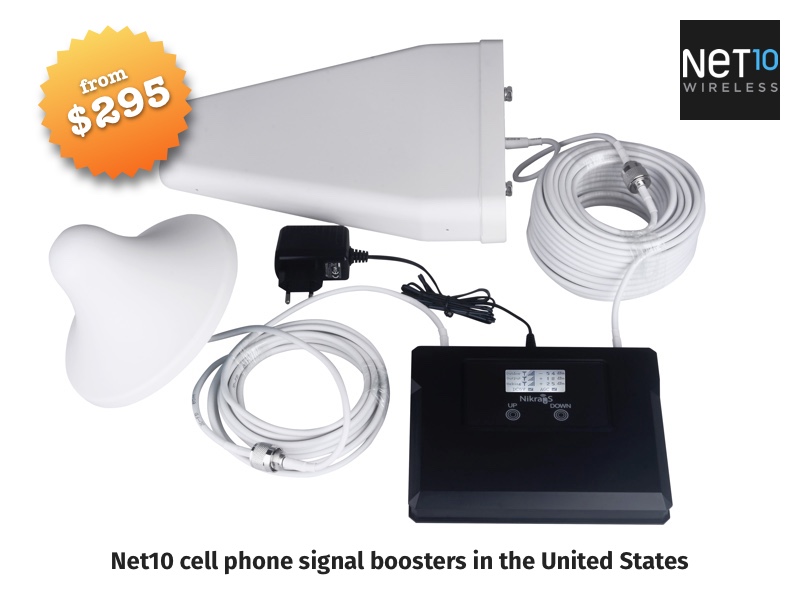 Net10 cell phone signal boosters for the United States